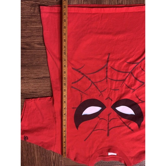 Vintage MARVEL COMICS SPIDERMAN Mask T Shirt Graphitti 2004 SIZE LARGE - Picture 8 of 9